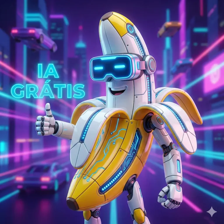 Banana metálica gerada com Nano Banana Pro IA Grátis no Dreamina